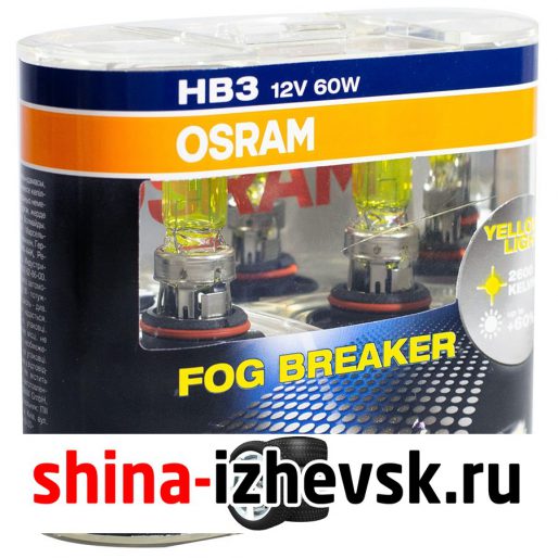 Лампа галогеновая OSRAM — HB3-65 Вт-2600К, 2 шт. в Ижевске
